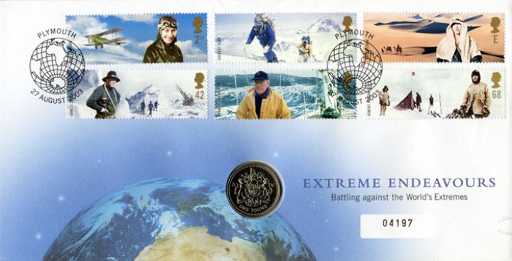 Extreme Endeavours, £1 Coin Cover