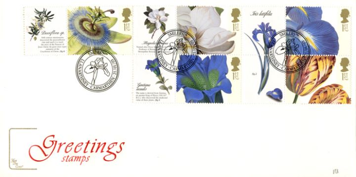 Flowers: Generic Sheet, Greetings Stamps