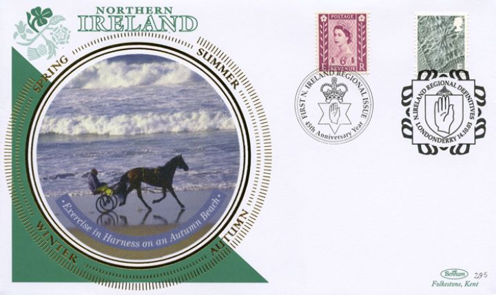 Northern Ireland (white borders) 2nd, 1st, E, 68p, Exercise in Harness