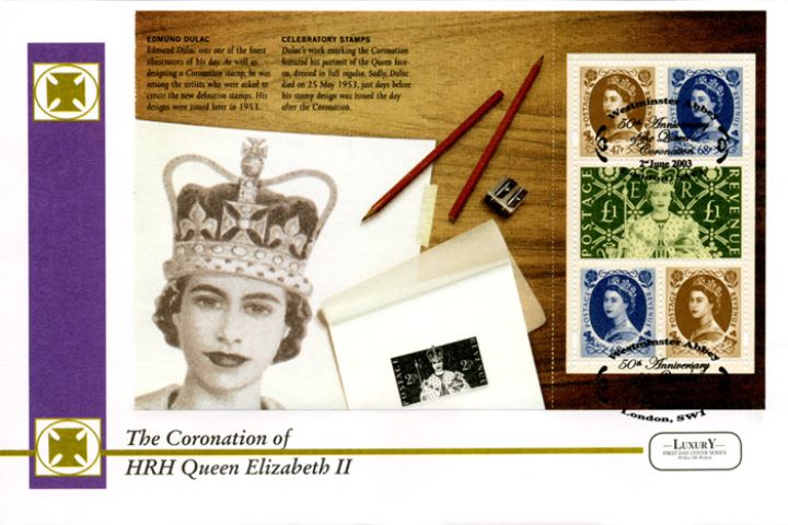 PSB: Coronation - Pane 4, Coronation Stamps