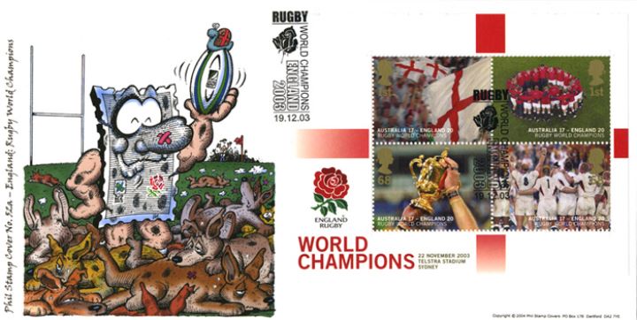 Rugby World Cup: Miniature Sheet, Triumph over the Wallabies