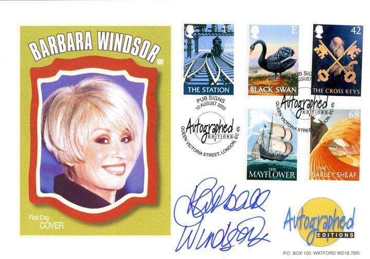 Pub Signs, Barbara Windsor