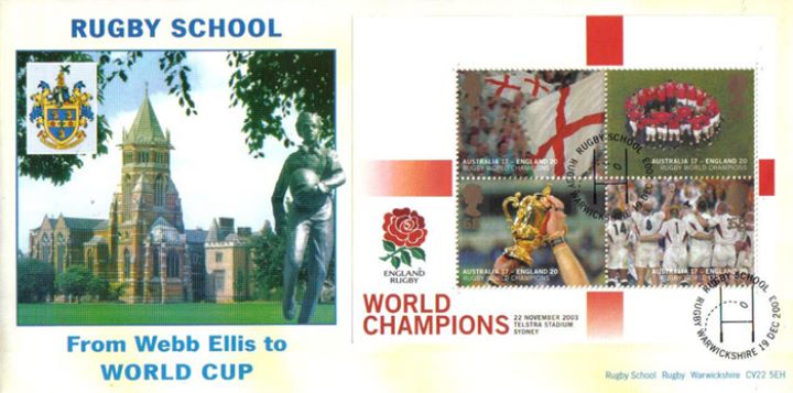 Rugby World Cup: Miniature Sheet, Rugby School