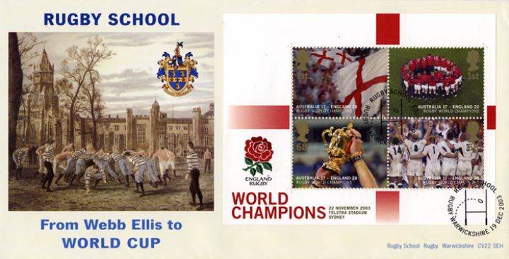 Rugby World Cup: Miniature Sheet, Rugby School