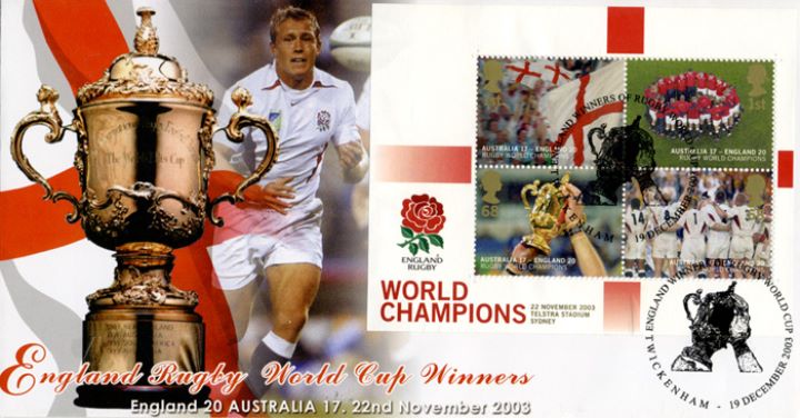 Rugby World Cup: Miniature Sheet, Johnny Wilkinson