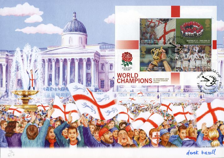 Rugby World Cup: Miniature Sheet, Trafalgar Square