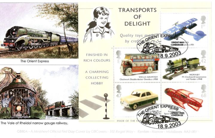 Transports of Delight: Miniature Sheet, The Orient Express