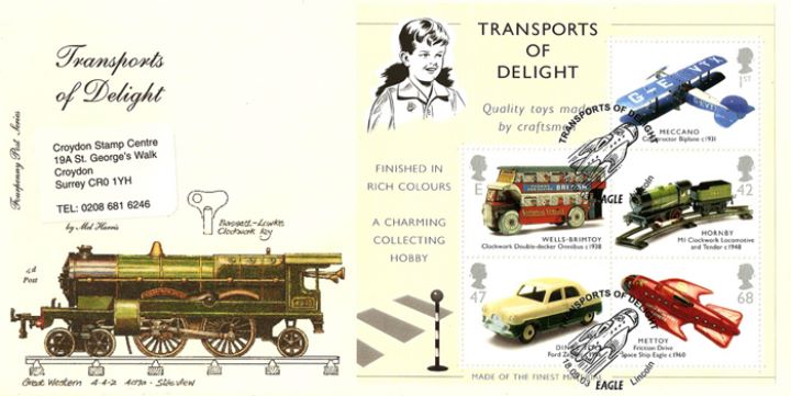 Transports of Delight: Miniature Sheet, Great Western 4-4-2