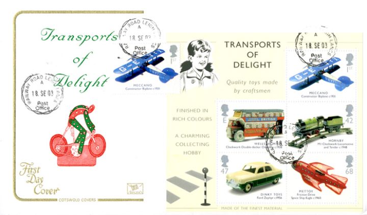 Transports of Delight: Miniature Sheet, Toy Cyclist