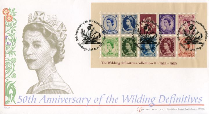 Wildings No.2: Miniature Sheet, Wilding Definitives