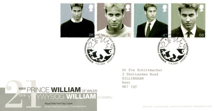 Prince William's 21st Birthday, Bi-lingual Design