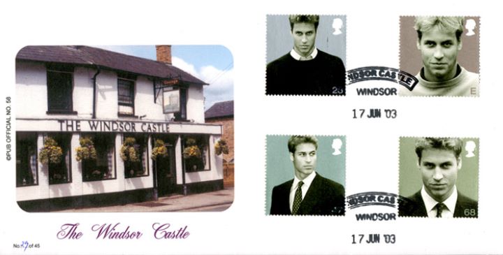 Prince William's 21st Birthday, The Windsor Castle Pub