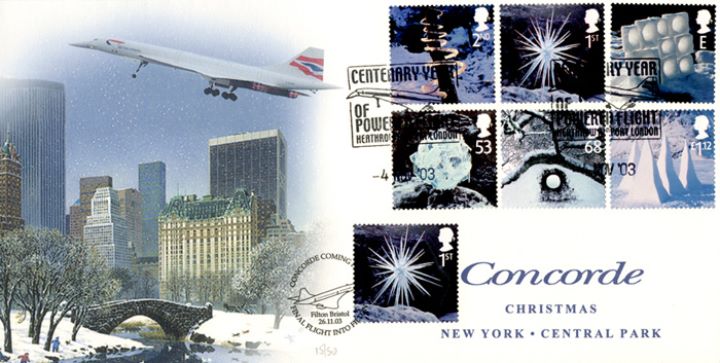 Christmas 2003, Concorde over Central Park