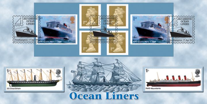 Self Adhesive: Ocean Liners, Sailing Ship