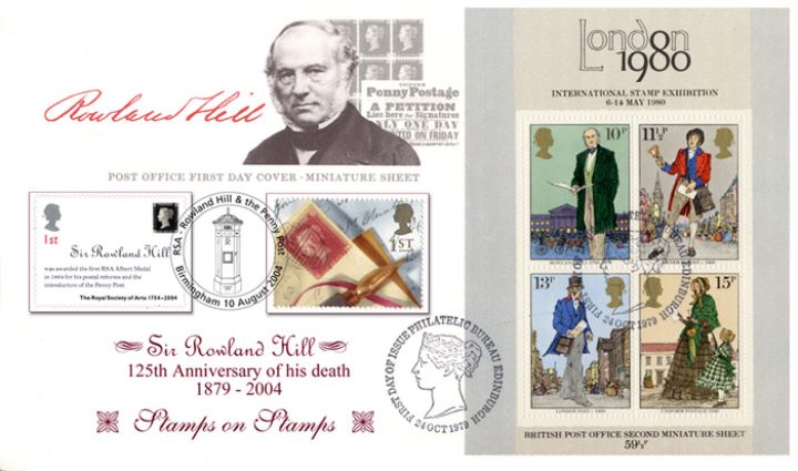 Royal Society of Arts, Stamps on Stamps