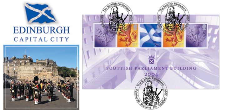 Scottish Parliament: Miniature Sheet, Edinburgh Capital City