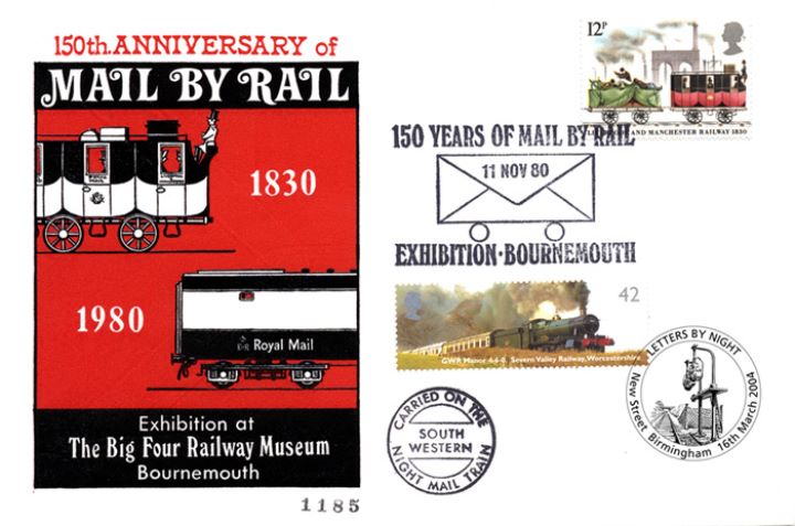 Mail by Rail, Double Dated Cover