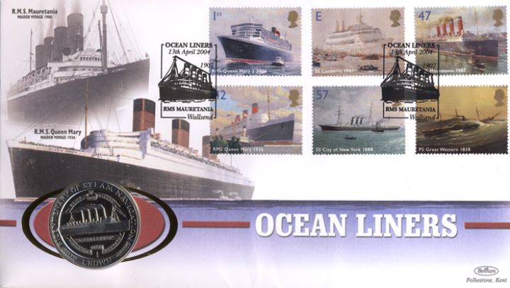 Ocean Liners, RMS Mauretania and RMS Queen Mary