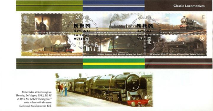 Classic Locomotives: Miniature Sheet, No. 92220 Evening Star