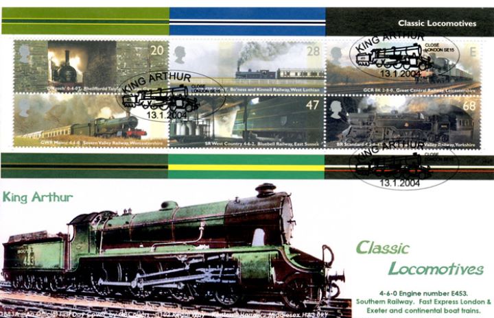 Classic Locomotives: Miniature Sheet, King Arthur