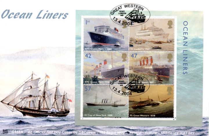 Ocean Liners: Miniature Sheet, Great Western