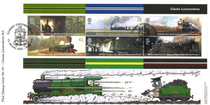 Classic Locomotives: Miniature Sheet, Full Speed Ahead