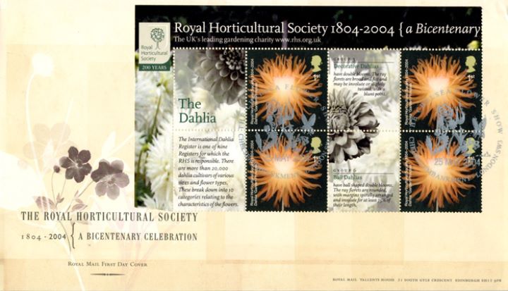 Royal Horticultural Society: Generic Sheet, The Dahlia