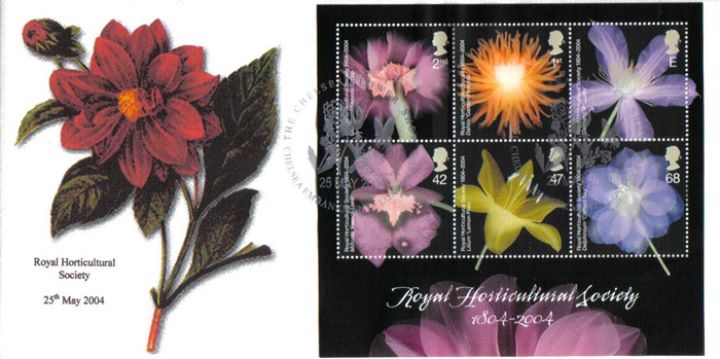 Royal Horticultural Society: Miniature Sheet, Dahlia