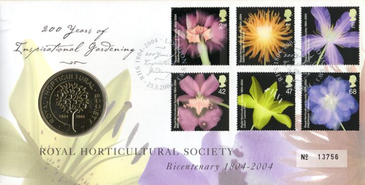 Royal Horticultural Society, Medal Cover