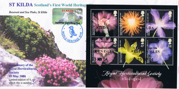 Royal Horticultural Society: Miniature Sheet, St Kilda wild flowers