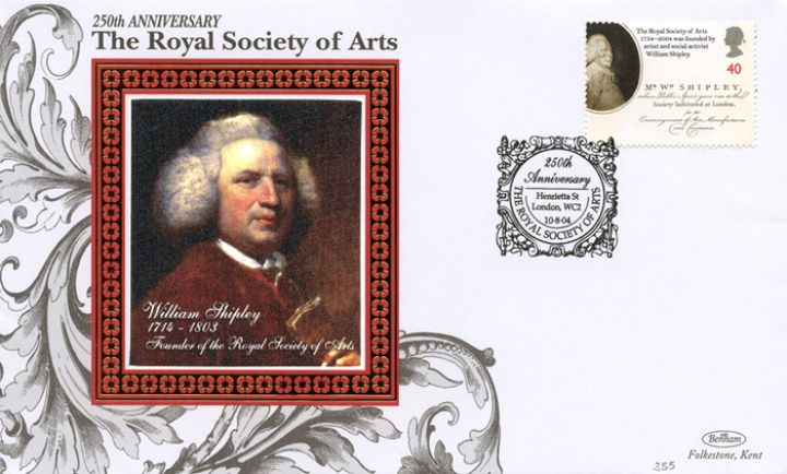 Royal Society of Arts, William Shipley - Founder of the RSA