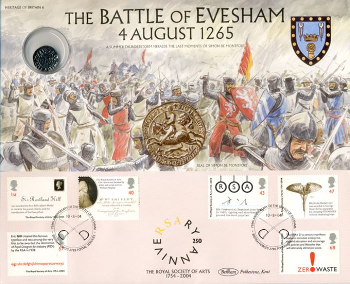 Royal Society of Arts, The Battle of Evesham