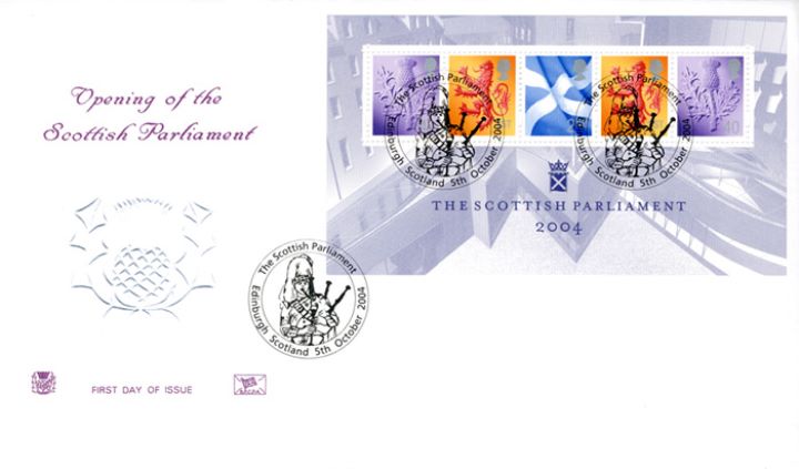 Scottish Parliament: Miniature Sheet, Thistle