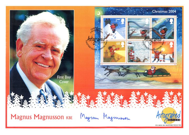 Christmas 2004, Magnus Magnusson, MBE