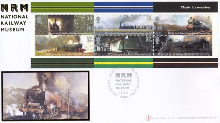 Classic Locomotives: Miniature Sheet, National Railway Museum