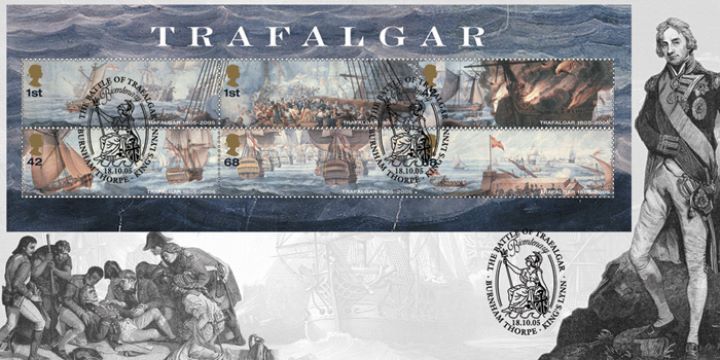 Trafalgar: Miniature Sheet, The Death of Nelson