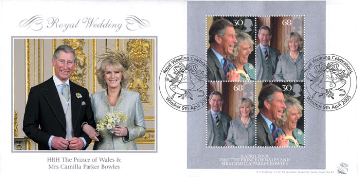 Royal Wedding: Miniature Sheet, Wedding Day Portrait