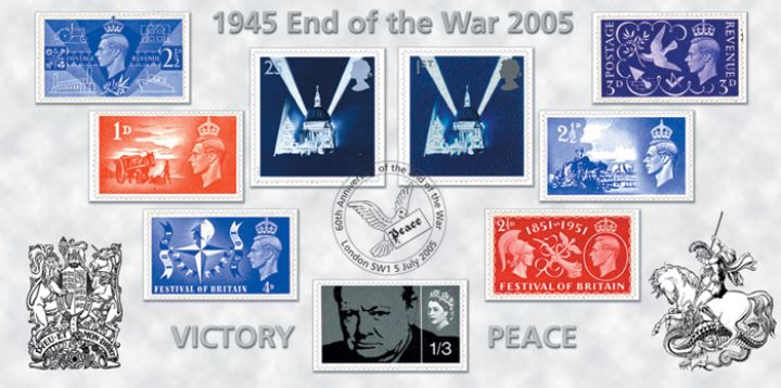 End of the War: Miniature Sheet, Victory & Peace