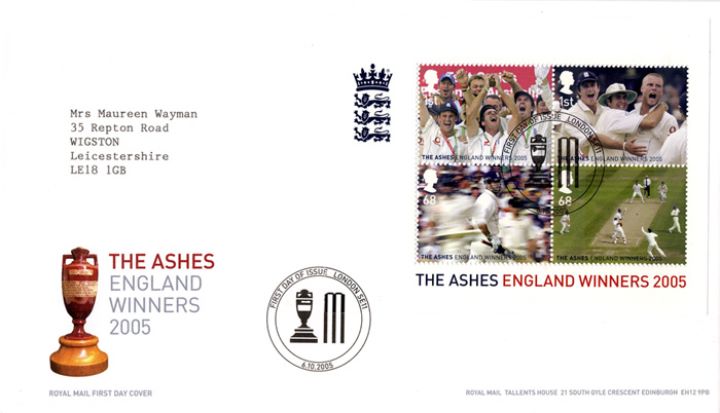 Cricket: Miniature Sheet, The Ashes