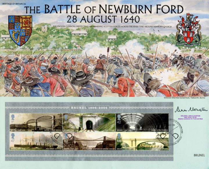 Brunel: Miniature Sheet, Battle of Newburn Ford