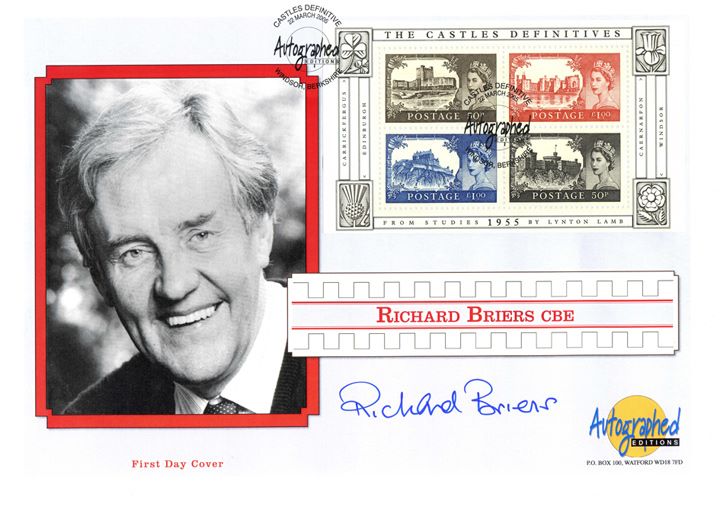 Castles: Miniature Sheet, Richard Briers