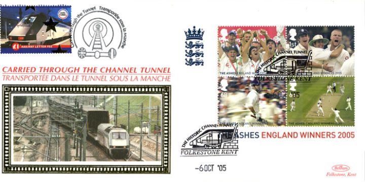 Cricket: Miniature Sheet, Channel Tunnel