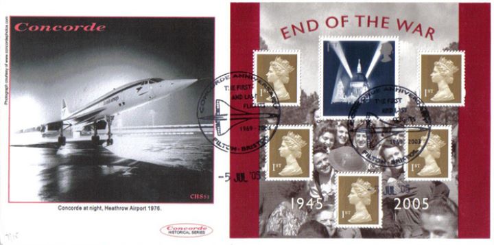 End of the War: Miniature Sheet, Concorde