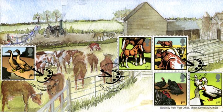 Farm Animals, Farm Scene