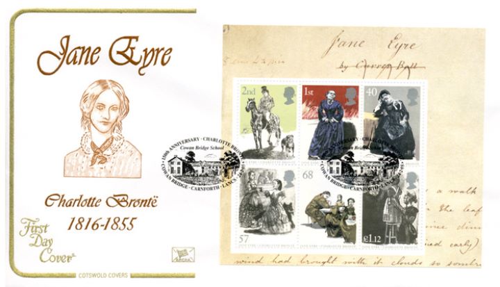 Jane Eyre: Miniature Sheet, Charlotte Bronte