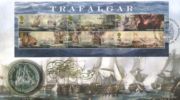 Trafalgar: Miniature Sheet, The Battle of Trafalgar