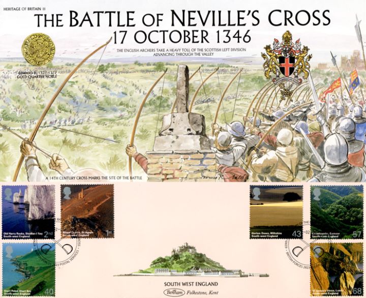 South West England, The Battle of Neville's Cross