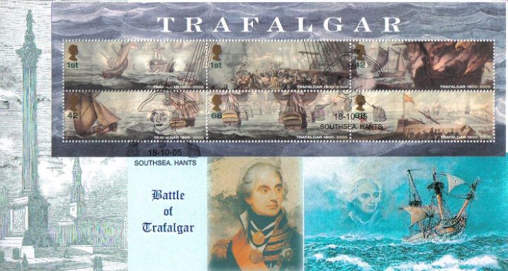 Trafalgar: Miniature Sheet, Nelson's Column