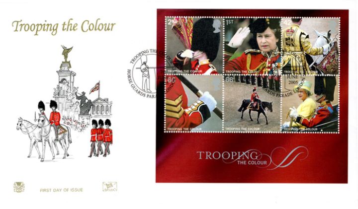 Trooping the Colour: Miniature Sheet, Royal Procession