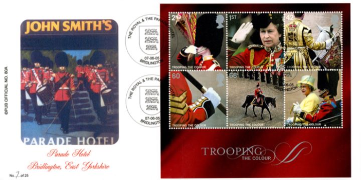 Trooping the Colour: Miniature Sheet, Parade Hotel